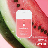 Hand Sanitizer Spray – Juicy Trio Set with Wild Watermelon, Velvet Peach & Berry Bliss – 3 x 1 fl oz Travel Mists