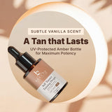 Self Tanning Drops for Face – Customizable Sunless Tanner Drops with Organic Aloe, DHA & Erythrulose for a Natural Glow