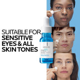 Hyalu B5 Eye Serum with Hyaluronic Acid & Caffeine – Hydrating Under-Eye Serum for Dark Circles, Puffiness & Wrinkles with Cooling Roller Applicator