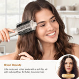 7MAGIC 7-in-1 Hot Air Styler – High-Speed Hair Dryer, Auto-Wrap Curler & Multi-Styler with Travel Case – Champagne Gold