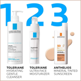 Anthelios Ultra-Light Mineral Sunscreen SPF 40 – Tinted Broad Spectrum Face Sunscreen with Titanium Dioxide, Oil-Free Matte Finish - Tinted