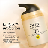 Olay Anti-Aging SPF 15 Face Moisturizer for Wrinkles, Dark Spots & Daily Hydration