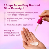 Hydrating Bronzing Face Drops for Customizable Natural Glow & Skin Plumping