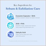 AHA/BHA/PHA Deep Cleansing Foam for Blackhead Removal & Pore Care