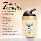 Olay Anti-Aging SPF 15 Face Moisturizer for Wrinkles, Dark Spots & Daily Hydration