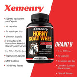 Men’s Vitality Support Capsules with Horny Goat Weed, 60 Count